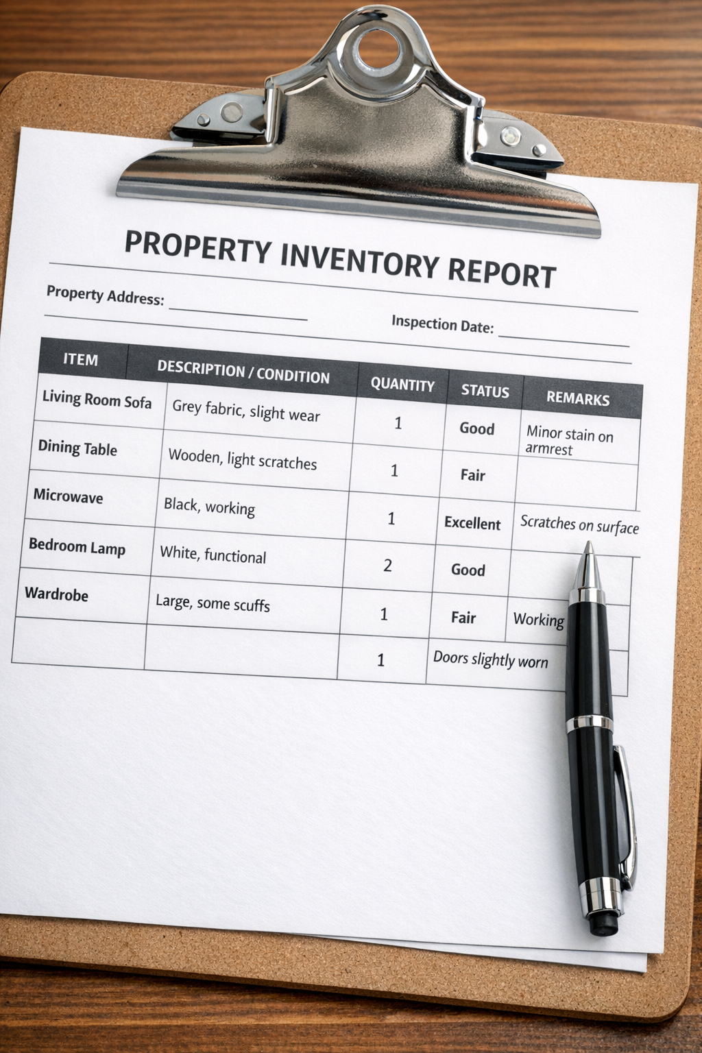 Rental Property Inventories Chester and Liverpool